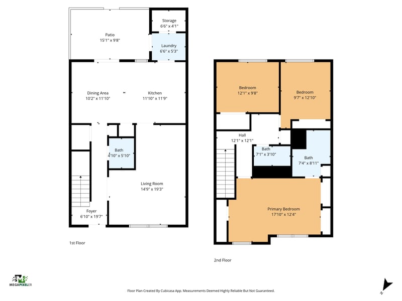 Floorplan at 4822 Windrush Ln, Jacksonville, FL 32217