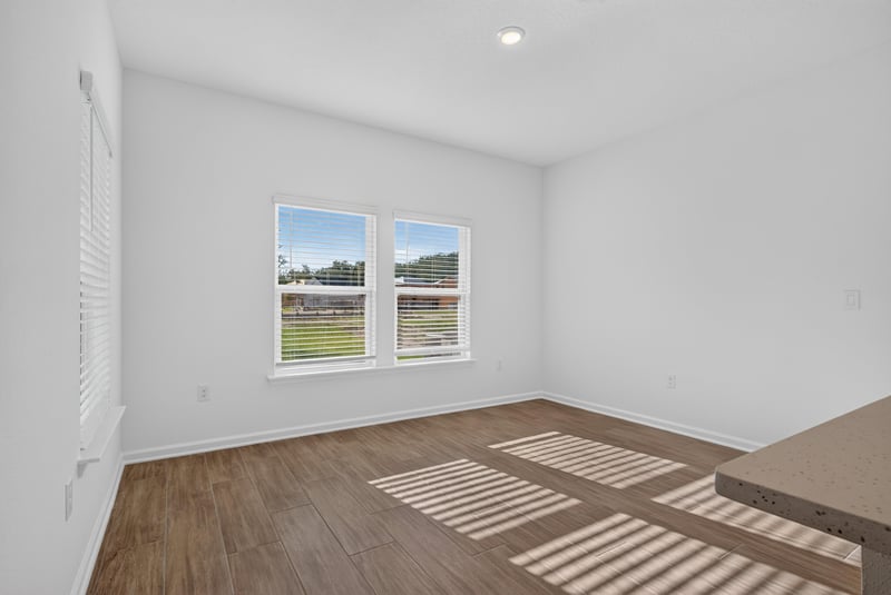Empty flex room with wood-look flooring at 269 Bluegrass Wy, St. Augustine, FL 32092