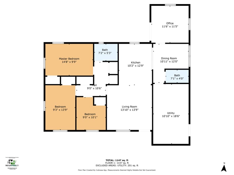 Floorplan at 5119 Banshee Ave, Jacksonville, FL 32244
