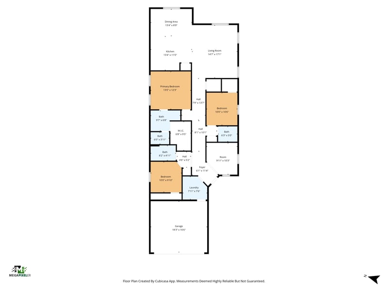 Floorplan at 145 Sailors Landing Ct, St. Augustine Beach, FL 32084