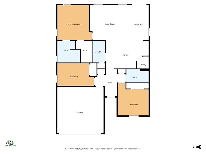 Floor plan 1 of 1841 Cherry Crk Wy, Middleburg, FL 32068