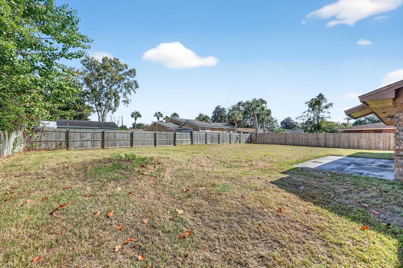 Backyard at 551 William Penn St, Orange Park, FL 32073