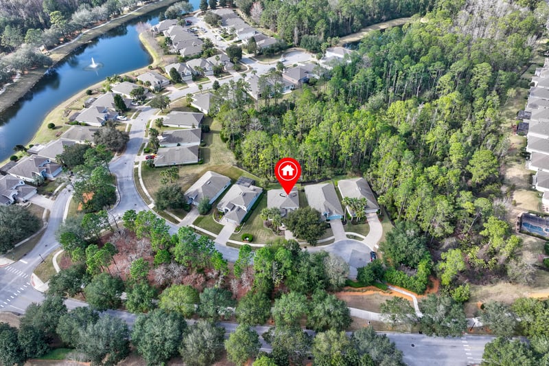 Drone at 9213 Sugar Meadow Trail, Jacksonville, FL 32256