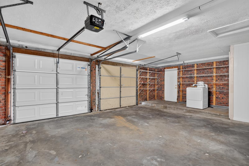 Two-car garage interior at 9954 Larkdale Ct, Jacksonville, FL 32257