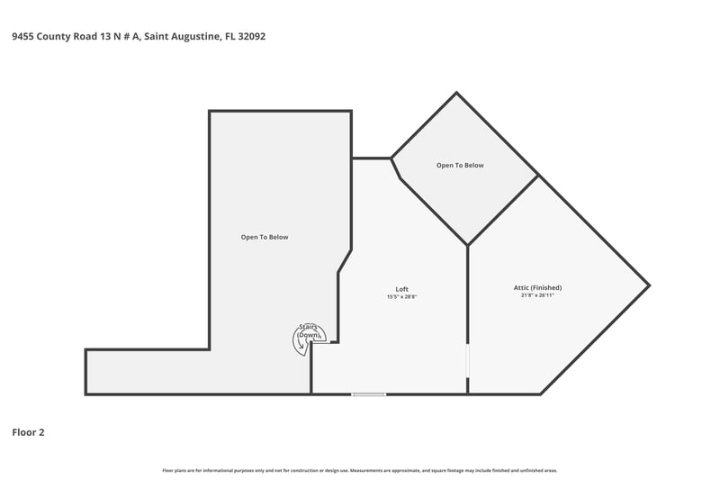 Floor plan 2 of 9455 County Rd 13 N a, St. Augustine, FL 32092