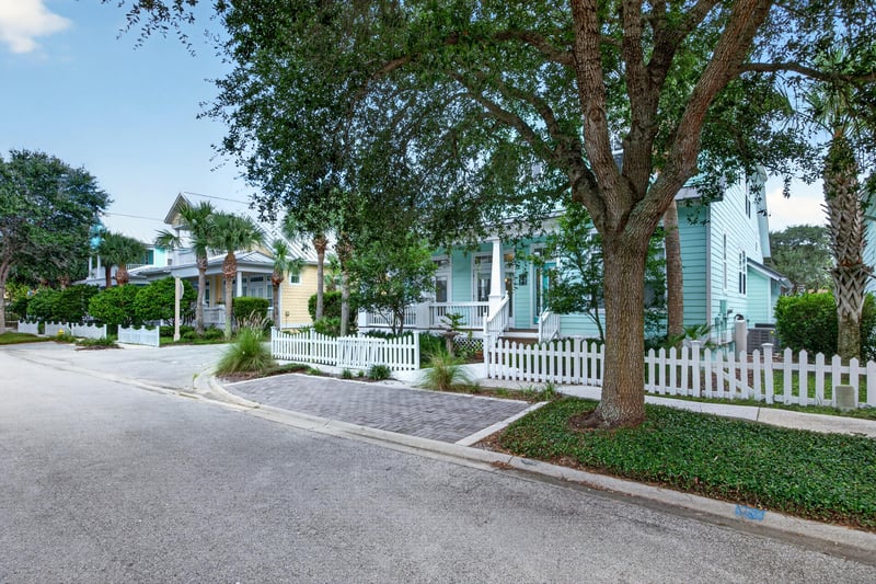 Street view near the driveway at 117 Island Cottage Way, St. Augustine, FL 32080