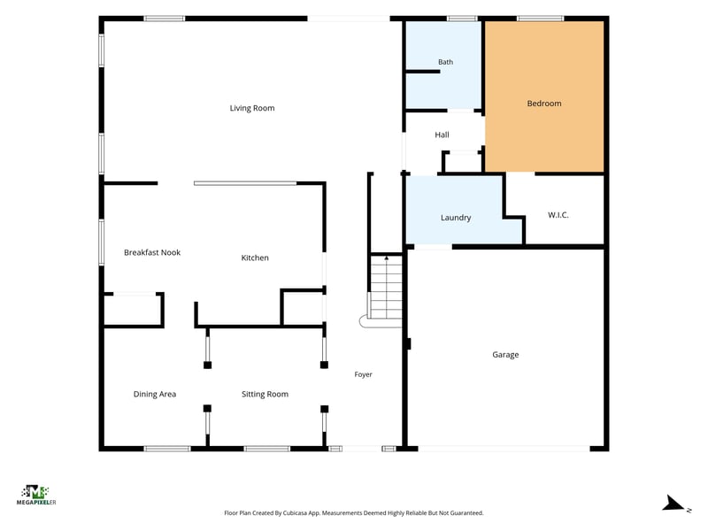 Floor plan 5 drawn by Megapixeler, Pebblewood Ln, Orange Park