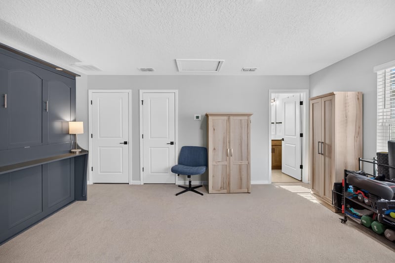 Closet and desk area in a flex room at 2354 Jennings Farm Dr, Middleburg, FL 32068