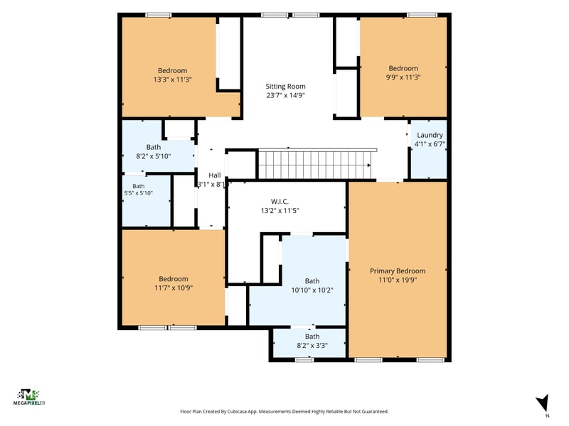 Floor plan 3 drawn by Megapixeler, Frst Glen Ln, Yulee