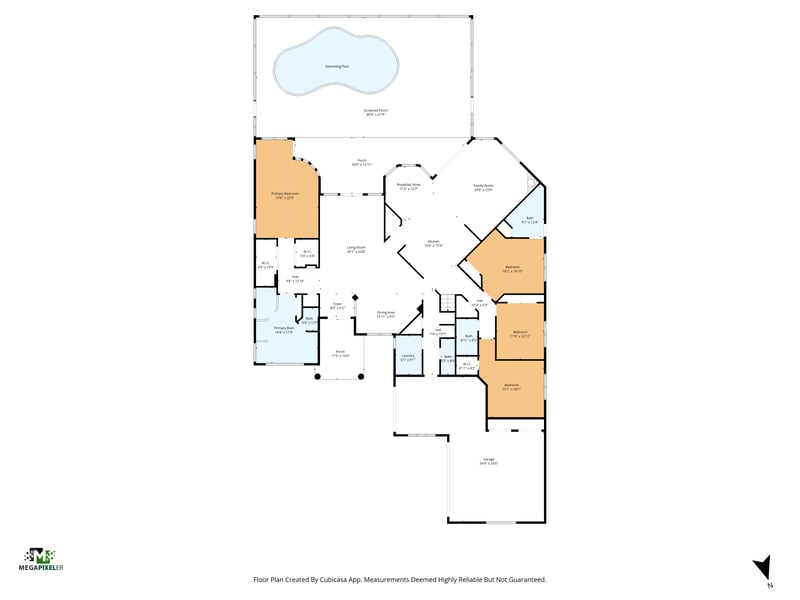 Floor plan 2 of 365 N Lombardy Loop, Jacksonville, FL 32259