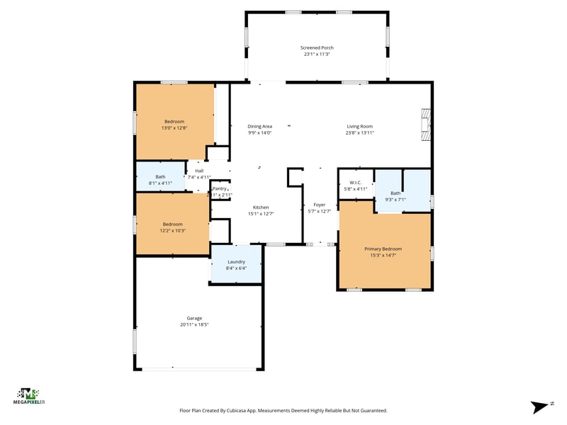 Floorplan at 20 Bleau Ct, Palm Coast, FL 32137
