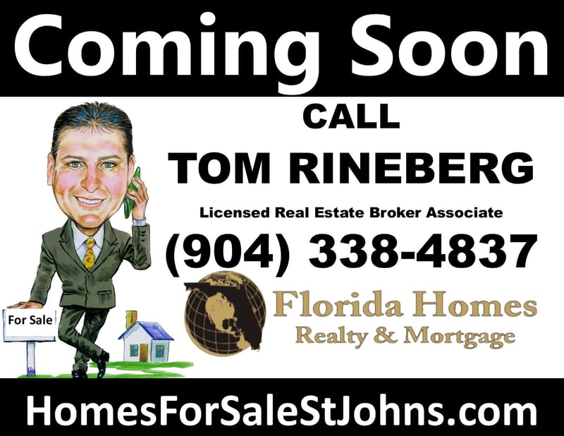 Coming soon marketing graphic with agent contact information