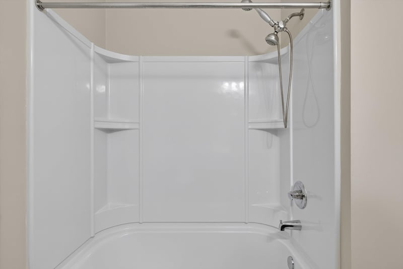 Bathtub and shower combination at 2378 Caney Oaks Dr, Jacksonville, FL
