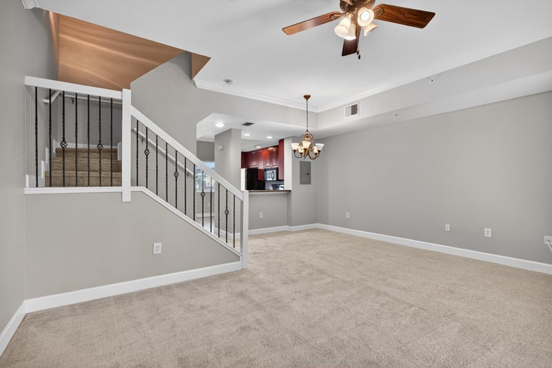 Living Room & Dining Room at 9745 Touchton Rd unit 624, Jacksonville, FL 32246