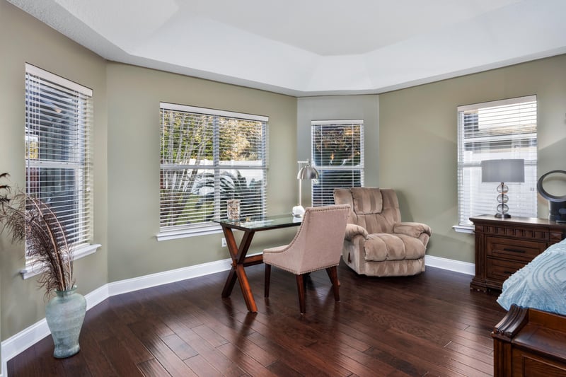 Master Bedroom Showing Seating Area at 320 Talwood Trce, Jacksonville, FL 32259