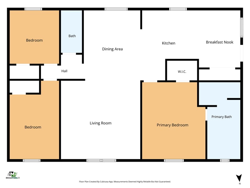 Floor plan 1 of 3423 NW 183rd St, Starke, FL 32091