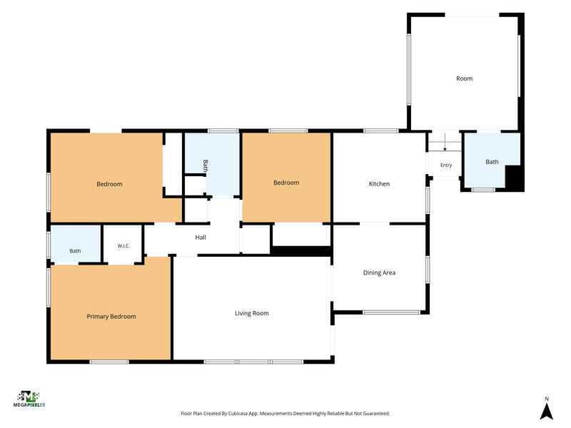 Floor plan 1 drawn by Megapixeler, Baisden Rd, Jacksonville