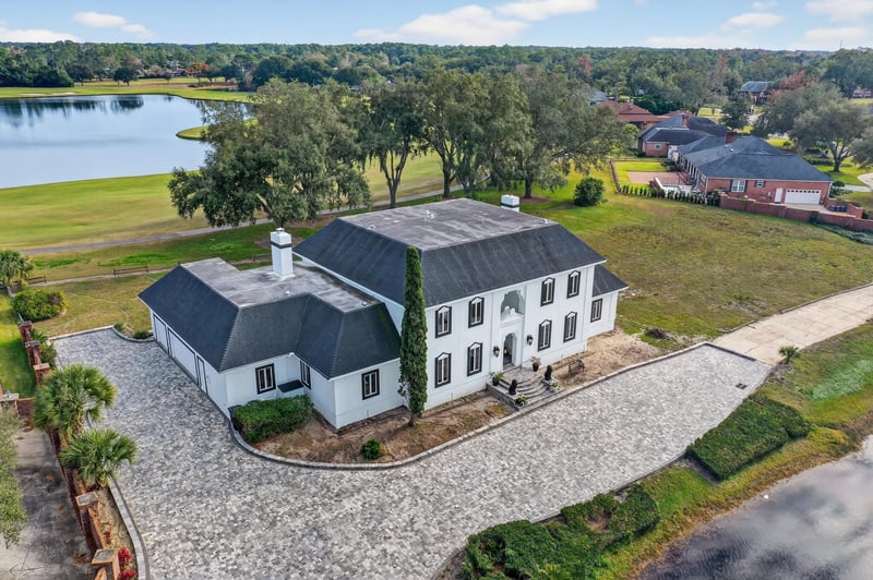 Side Aerial at 7987 Hollyridge Rd, Jacksonville, FL 32256
