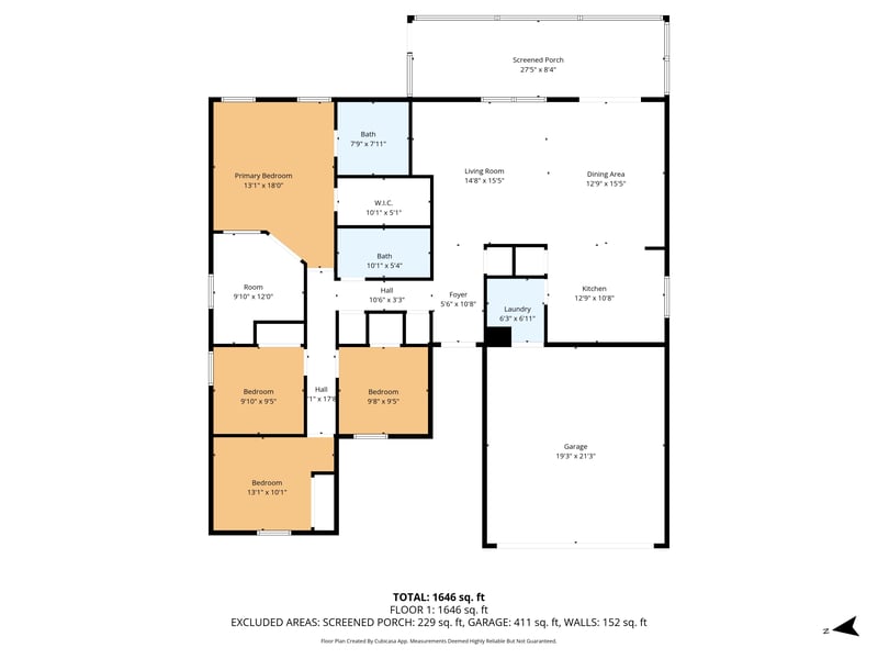 Floor plan 1 of 7551 Mishkie Dr, Jacksonville, FL 32244