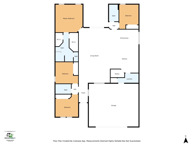 Floor plan 1 of 5 Pecan Rdg ct, Jacksonville, FL 32218