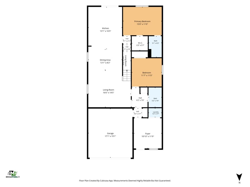 Floor plan 1 of 6614 Gentle Oaks Dr N, Jacksonville, FL 32244
