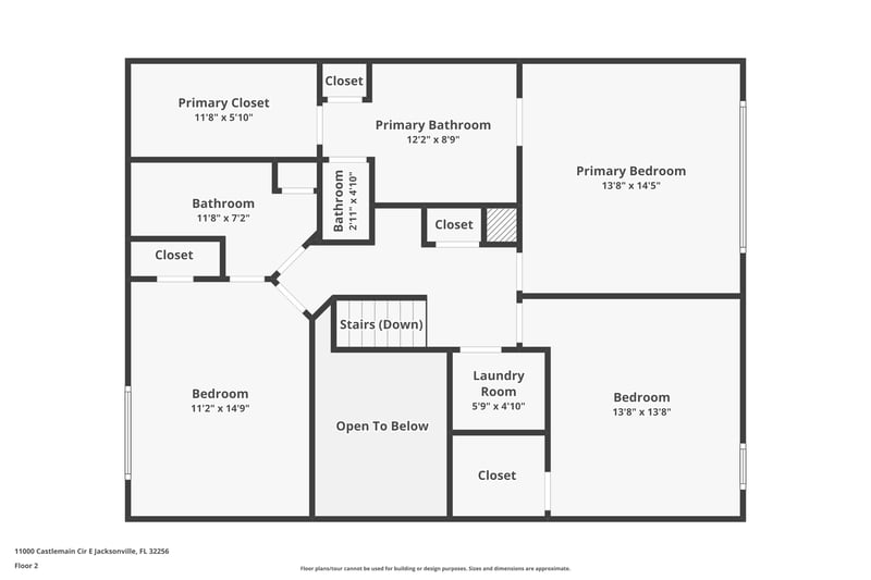 Floor plan 3 of 11000 Castlemain Cir E, Jacksonville, FL 32256