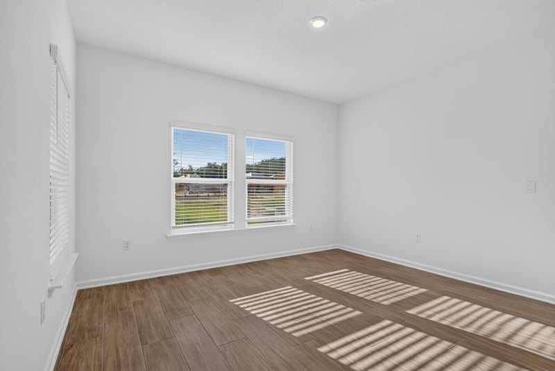 Empty dining area with two windows at 269 Bluegrass Wy, St. Augustine, FL 32092