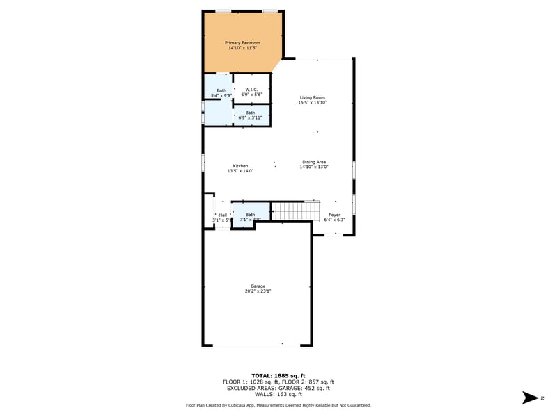 Floor plan 1 of 168 Torres Trce, St. Augustine, FL 32095