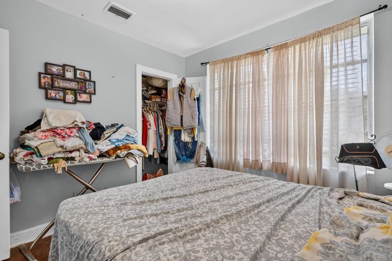 Bedroom with closet and window at 5745 110th St, Jacksonville, FL 32244