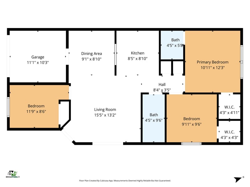 Floorplan at 1460 Ellis Trace Dr W, Jacksonville, FL 32205