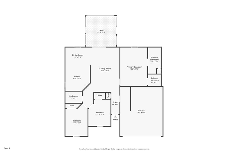 Floor plan 1 of 2857 Sandy Beach Ln, Jacksonville, FL 32277