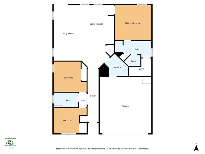 Floor plan 1 of 2600 Derby Dr, Deltona, FL 32738