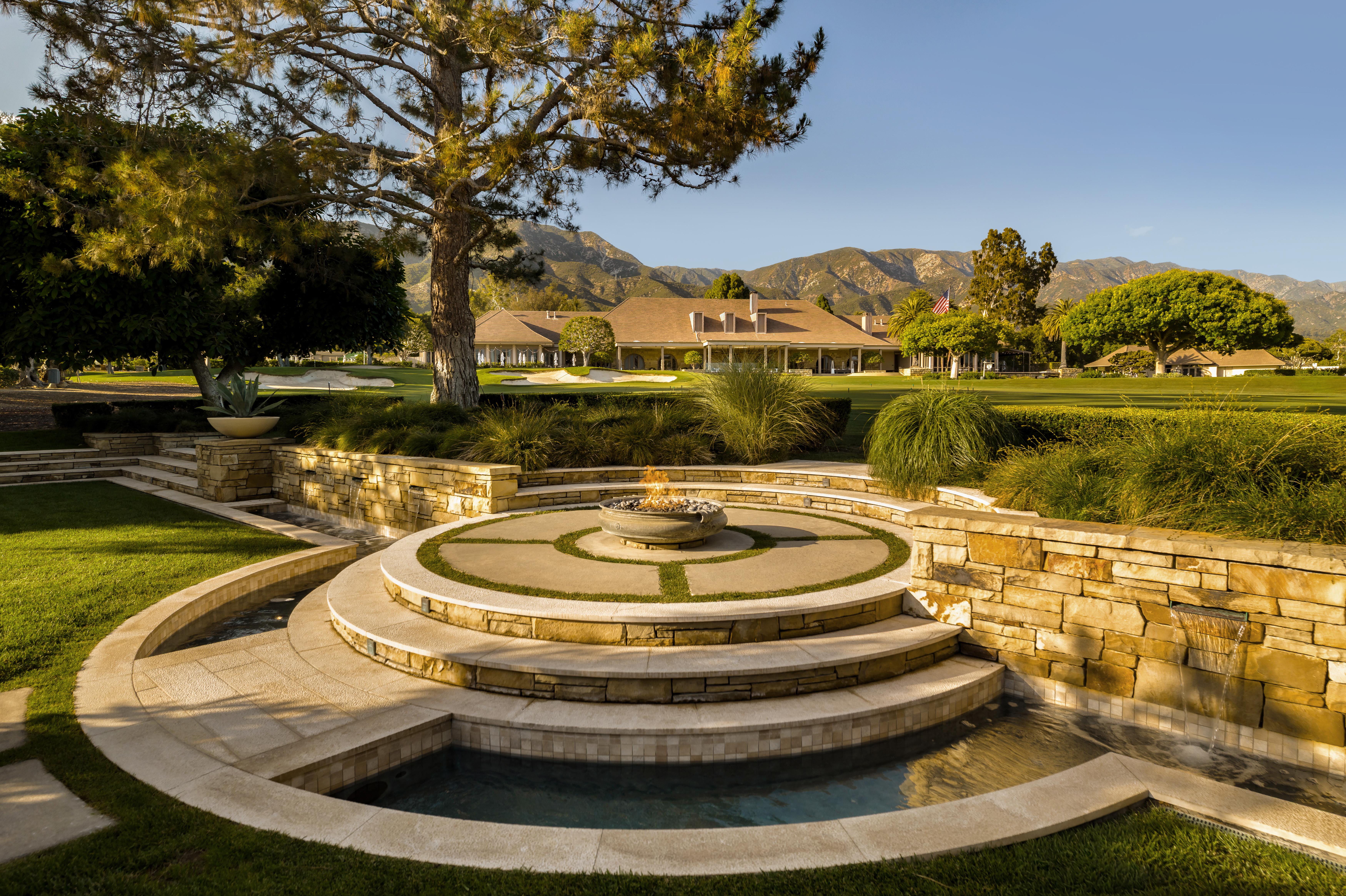 Real estate drone photography above the Carpinteria bluffs corridor — aerial perspective of 468 Crocker Sperry Dr, Montecito estate grounds and surrounding landscape by VirTour Media. Our team captured aerial photography, a luxury property video, FPV video tour, Matterport 3D virtual tour, and 2D floor plan throughout the morning.
