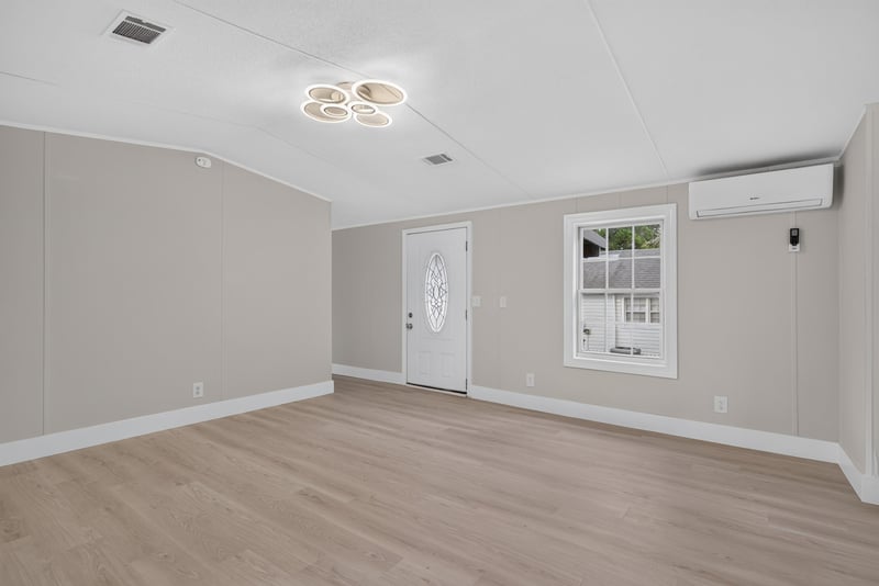 Living room view toward front door at 4565 Appleton Ave, Jacksonville, FL