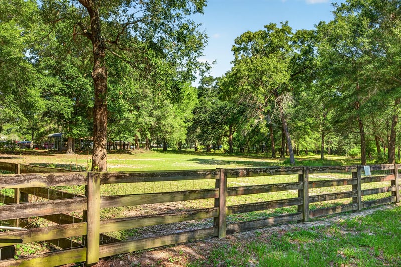 Fenced pasture with open field at 1735 Hagans Ridge Ct