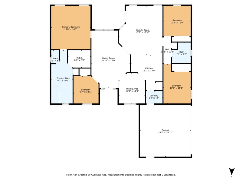 Floor plan 1 of 2961 Shady Ridge Ct, Middleburg, FL 32068
