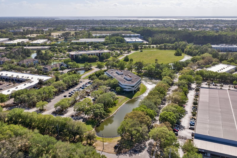 Aerial Full Campus at 6675 Corporate Center Pkwy, Jacksonville, FL 32216