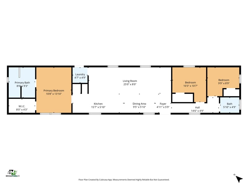 Floorplan at 489 Starratt Rd lot 23, Jacksonville, FL 32218