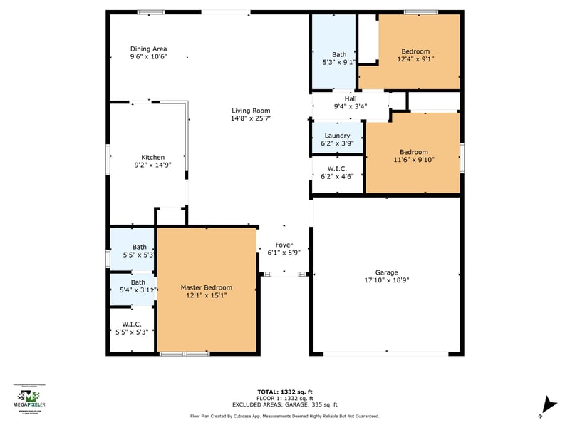 Floor plan 1 of 7650 Cranberry Ln S, Jacksonville, FL 32244