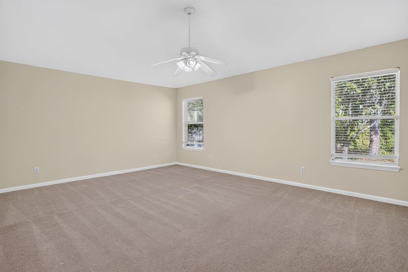 Bonus room with carpet and window at 299 John's Creek Pkwy, St. Augustine, FL 32092