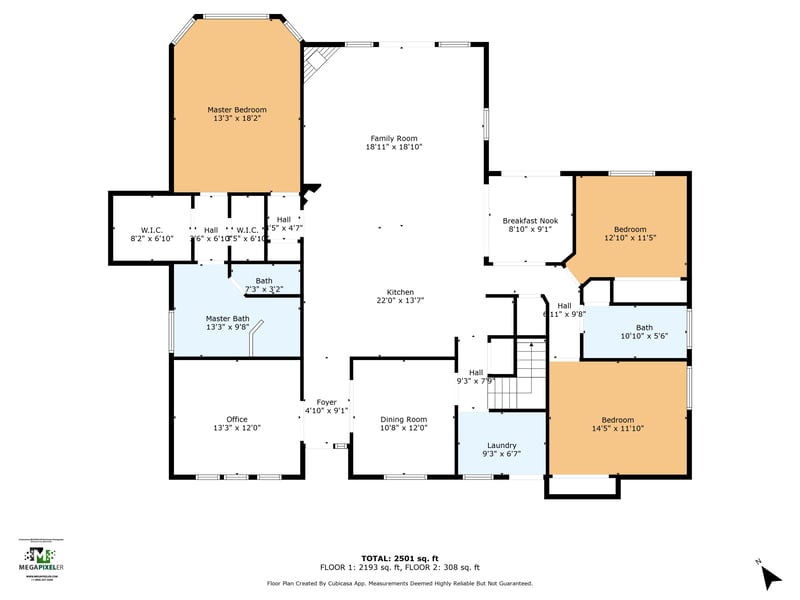 Floor plan 2 of 552 Saddlestone Dr, Jacksonville, FL 32259