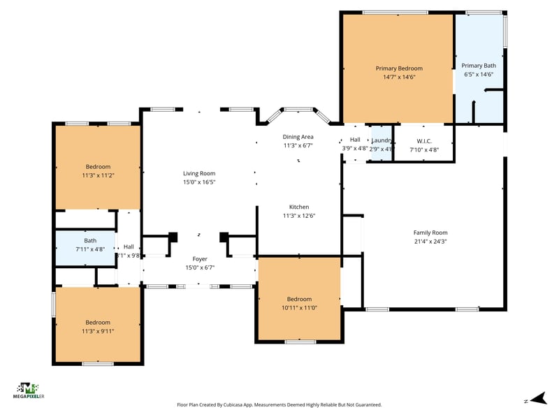 Floorplan at 11319 Simmons Rd, Jacksonville, FL 32218