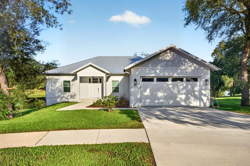 Front exterior view with driveway and landscaping at 175 Alava Ct