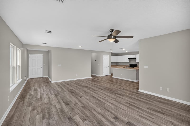 Living Room & Dining Room at 8108 Windmill Way, Jacksonville, FL 32222