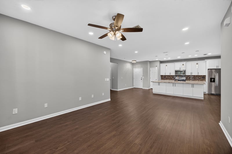 Living room facing kitchen at 11251 Campfield Dr unit 4209, Jacksonville, FL 32256