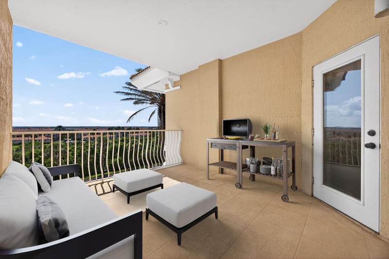 Sunset Balcony at 230 N Serenata Dr., Villa 732, Ponte Vedra Beach, FL 32082