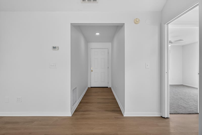 Hallway leading to bedrooms at 8177 Virgo St, Jacksonville, FL 32216