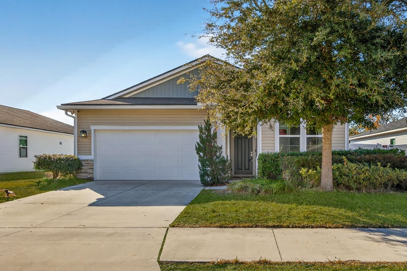 Front Close up - Grass Enhanced at 6308 Thatcher, Jacksonville, FL 32222