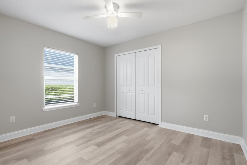 Bedroom with closet and window at 14187 Big Spring St, Jacksonville, FL 32258