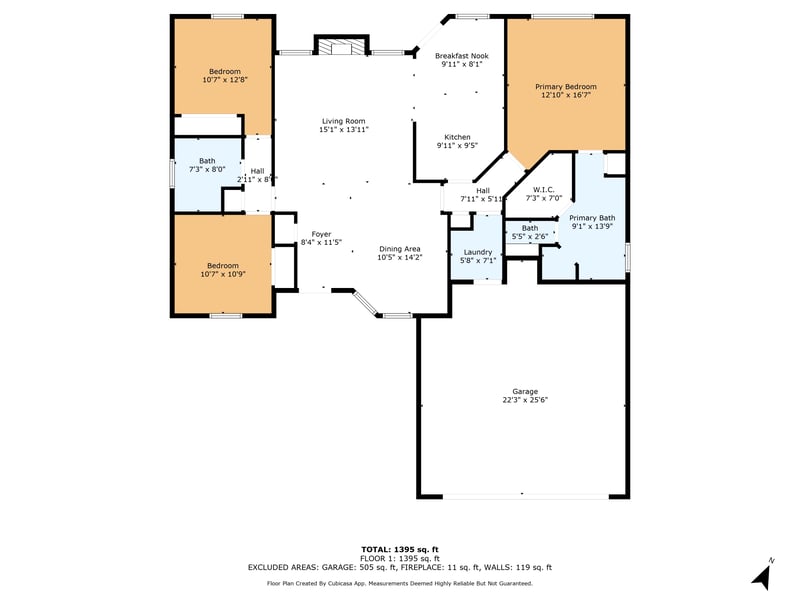 Floor plan 1 of 1452 Water Pipit Ln, Orange Park, FL 32003